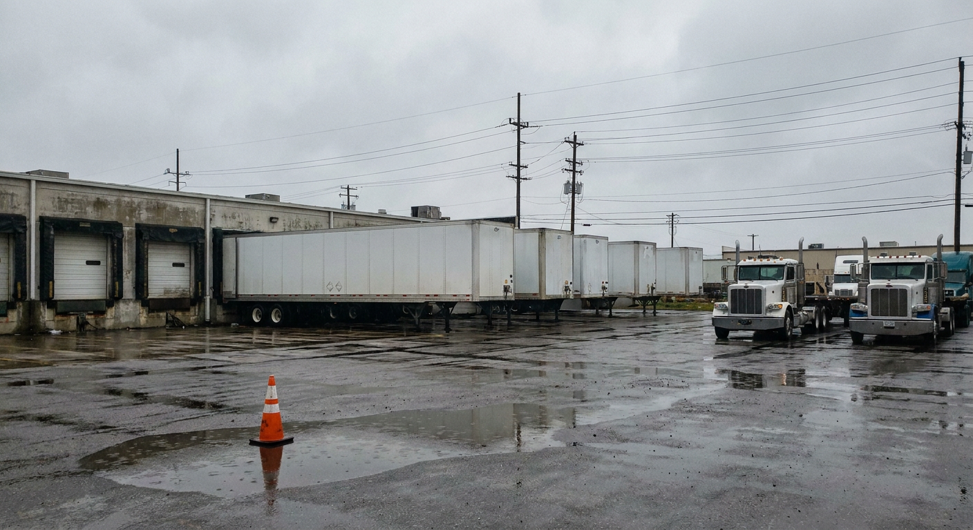 Freight terminal yard